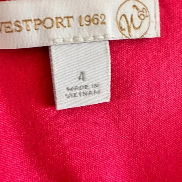 Westport 1962 Dress Womens 4 Scarf Hem Gold Metallic Thread Boho Midi - Picture 7 of 16